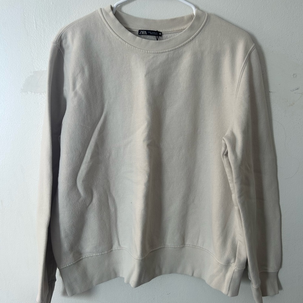 Off white Zara crewneck